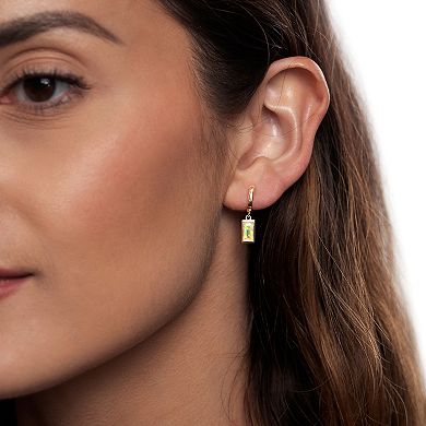 Gemistry 14k Gold Over Silver Opal Drop Earrings
