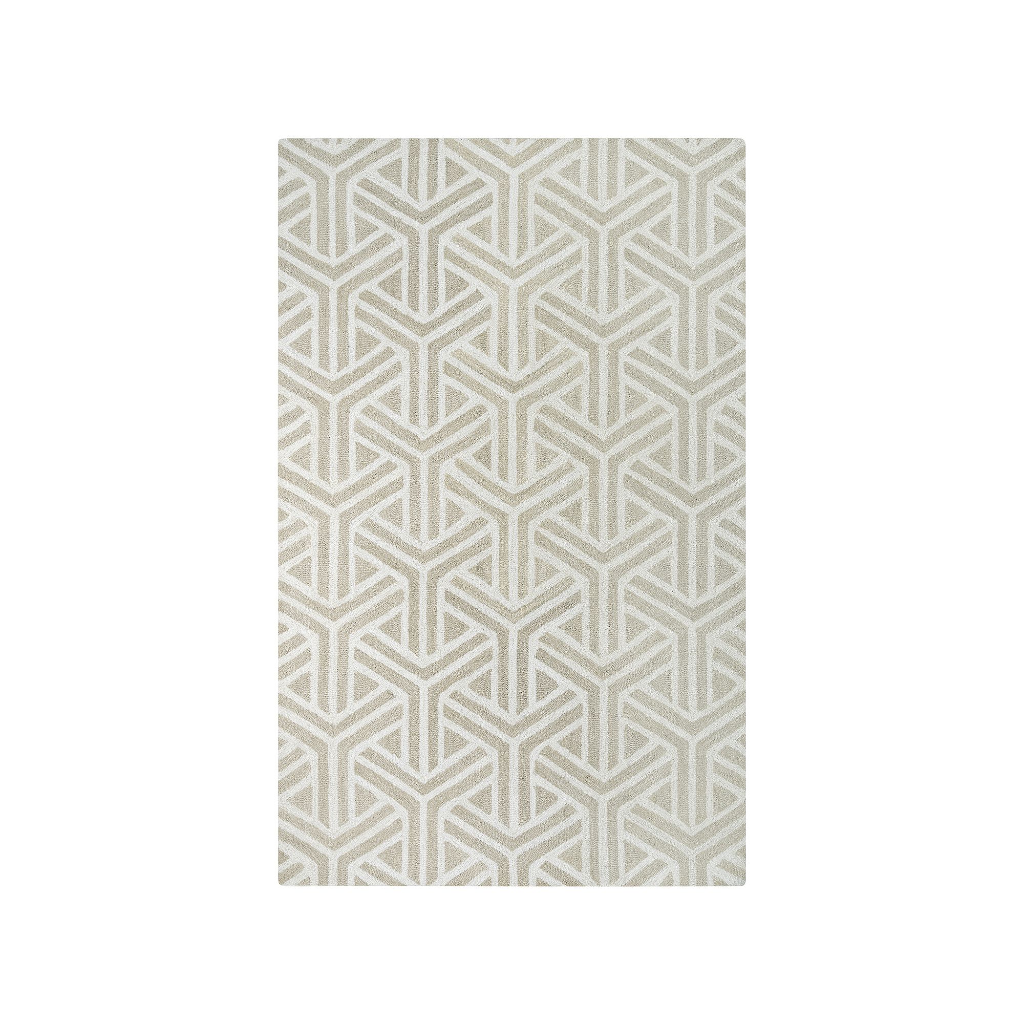 Alora Decor Alyn Wool Rug, Beige