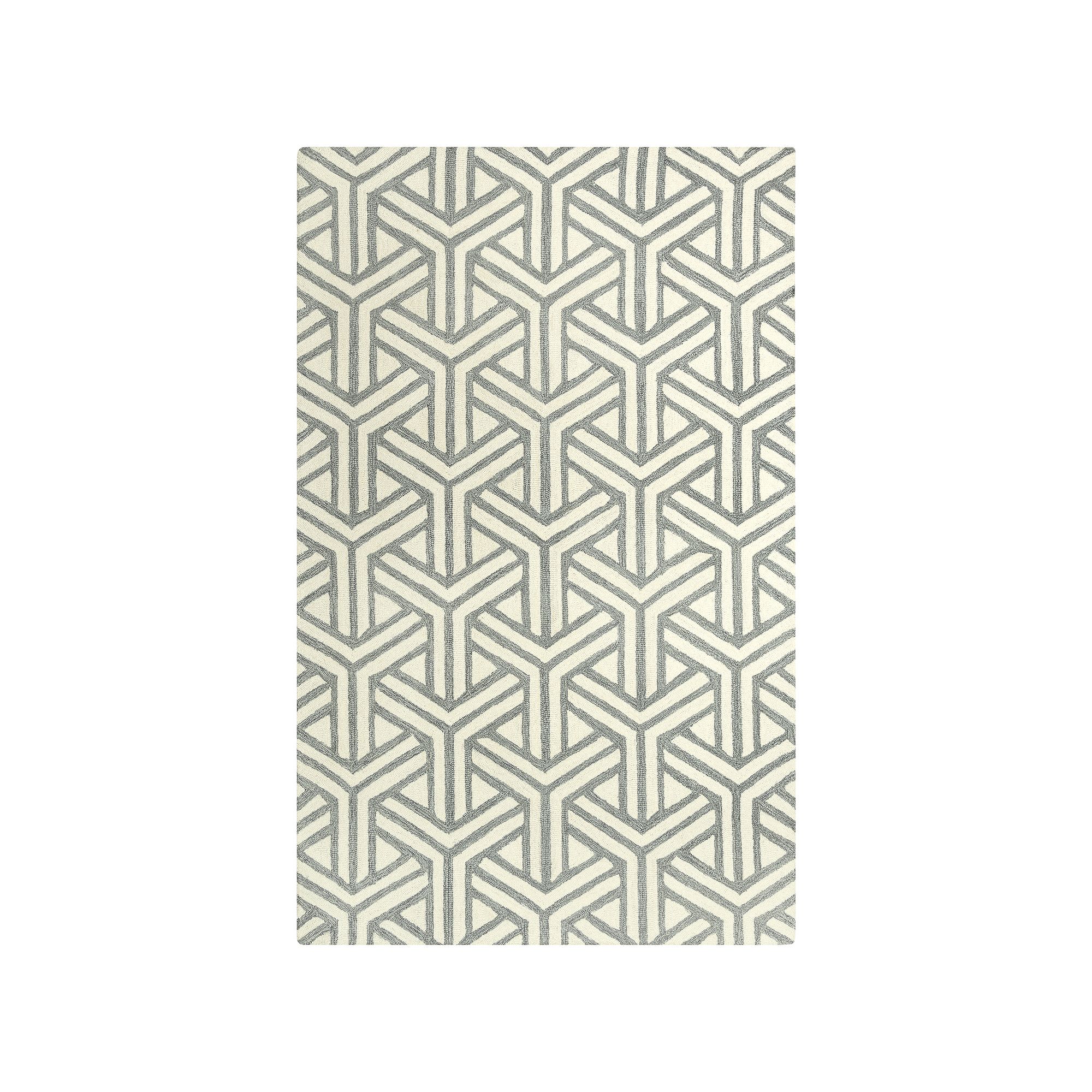 Alora Decor Alyn Wool Rug, Gray