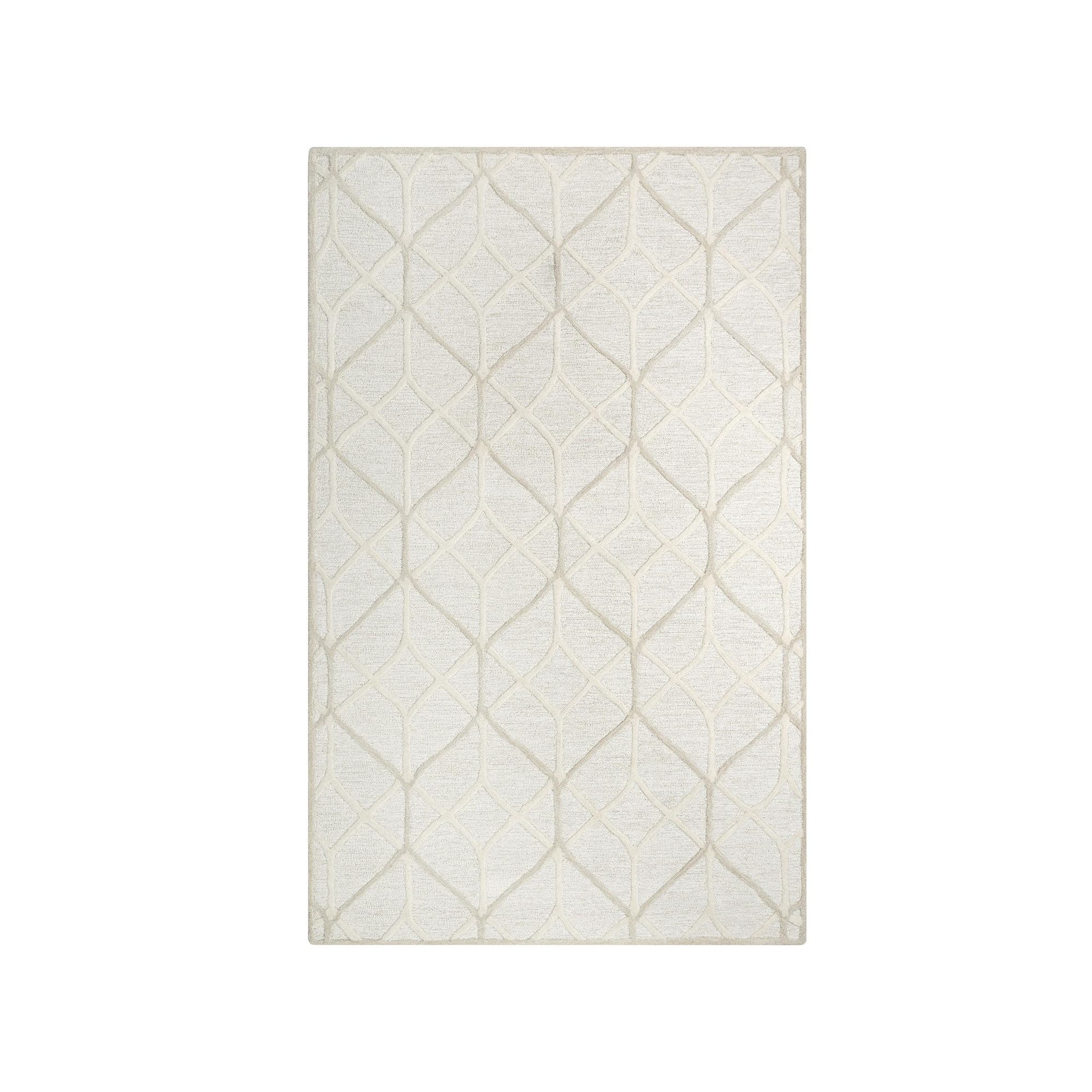 Alora Decor Oda 5 x 76 Wool Rug, Beige