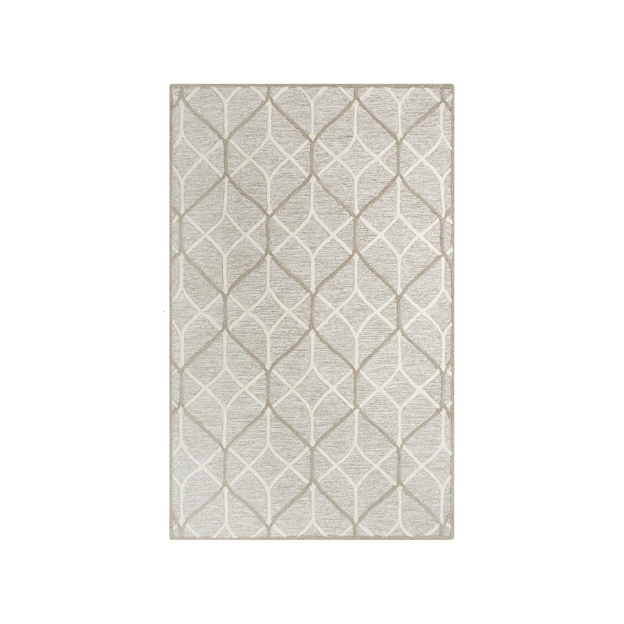 Alora Decor Oda 5 x 76 Wool Rug, Brown