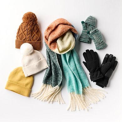 Sonoma Goods For Life Twisted Fringe Brushed Blanket Scarf