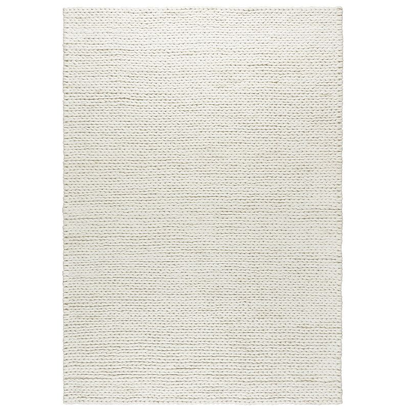 Alora Decor Astra Jute Rug, White, 8X10 Ft