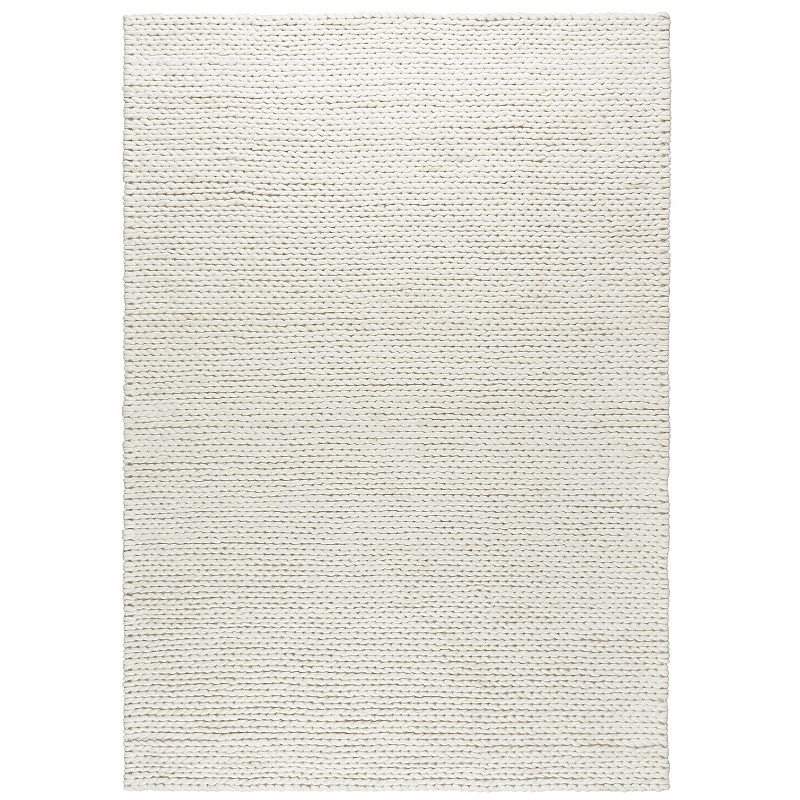 Alora Decor Astra Jute Rug, White, 8X10 Ft