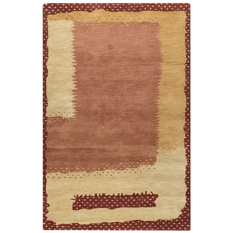 Alora Decor Gwen Wool Rug, Red, 8X10 Ft