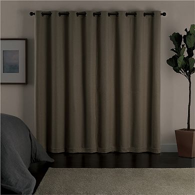 eclipse Aura Chevron Draft Stopper 100% Blackout Window Curtain Panel