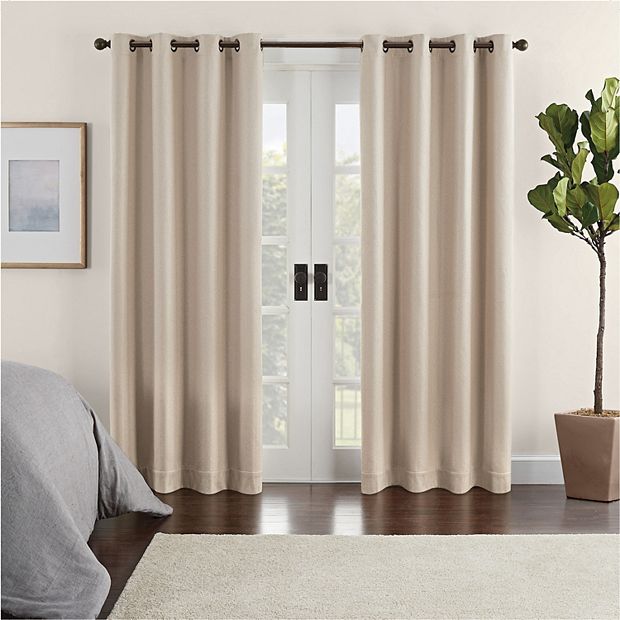 eclipse Aura Chevron Draft Stopper 100 Blackout Window Curtain Panel