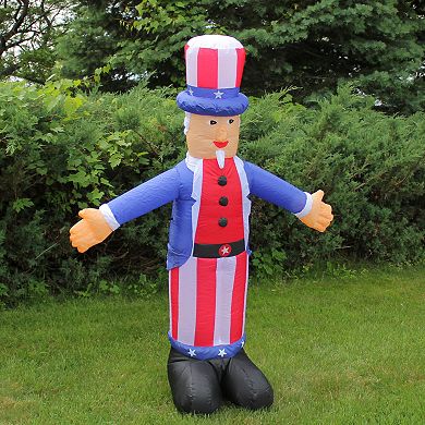 5-ft. Standing Uncle Sam Inflatable Outdoor Decor