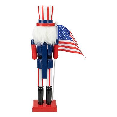 Patriotic Uncle Sam Christmas Nutcracker Table Decor
