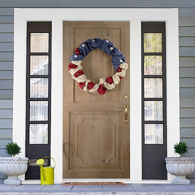 American Stars & Stripes 4th of July Patriotic Wreath