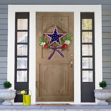 American Star Artificial Floral Patriotic Wreath