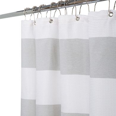 Elle Decor Jacquard Weave Shower Curtain