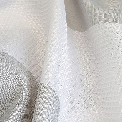 Elle Decor Jacquard Weave Shower Curtain