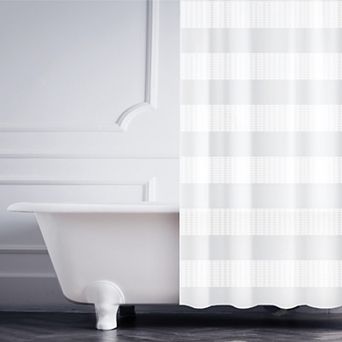 Elle Decor Jacquard Weave Shower Curtain