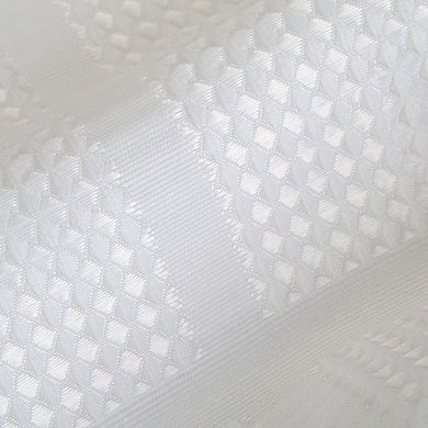 Elle Decor Jacquard Solid Weave Shower Curtain