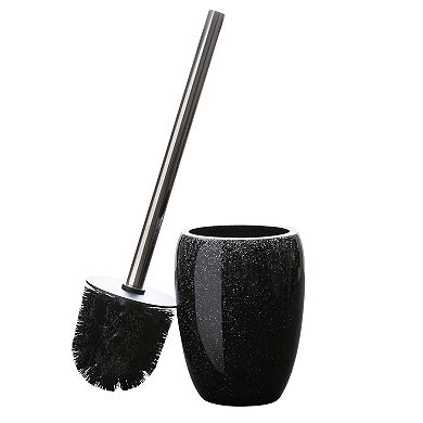 Elle Decor Glitter Toilet Bowl Brush & Holder