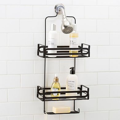 Elle Decor Noir Shower Caddy