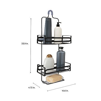 Elle Decor Noir Shower Caddy