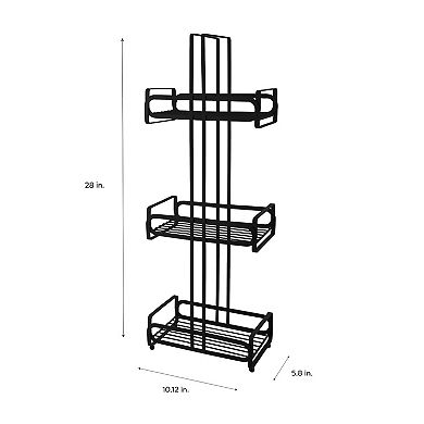 Elle Decor Noir 3 Tier Spa Tower