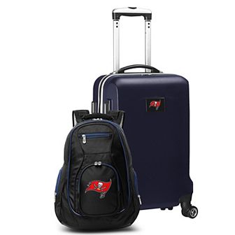 Tampa Bay Buccaneers Deluxe Hardside Spinner Carry-On & Backpack Set