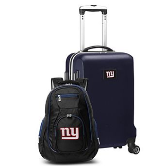 New York Giants Deluxe Hardside Spinner Carry-On & Backpack Set