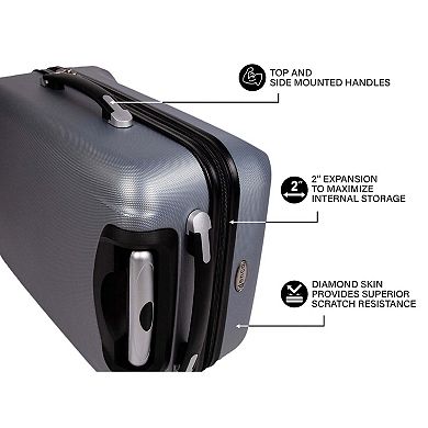 New York Jets Deluxe Hardside Spinner Carry-On & Backpack Set