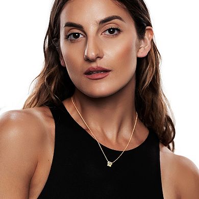 Gemistry 14k Gold Over Silver Opal Pendant Necklace