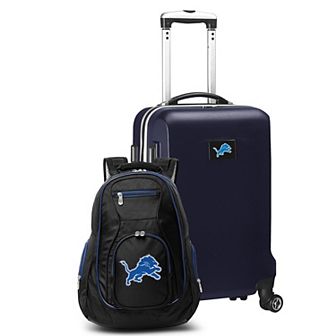 Detroit Lions Deluxe Hardside Spinner Carry-On & Backpack Set