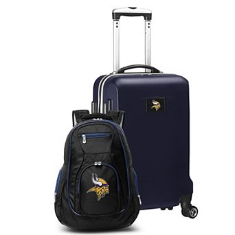 Minnesota Vikings Deluxe Hardside Spinner Carry-On & Backpack Set