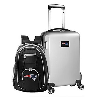 New England Patriots Deluxe Hardside Spinner Carry-On & Backpack Set
