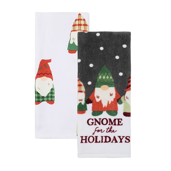 Folk Holiday Gnome – Kitchen Tea Towel