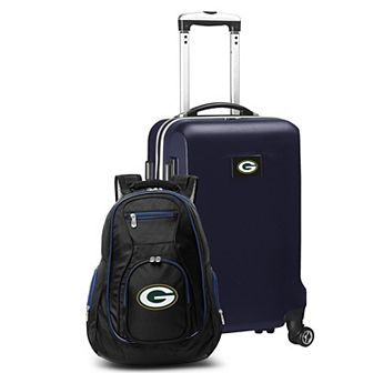 Green Bay Packers Deluxe Hardside Spinner Carry-On & Backpack Set