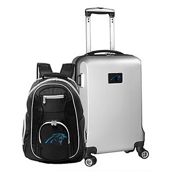 Carolina Panthers Deluxe Hardside Spinner Carry-On & Backpack Set