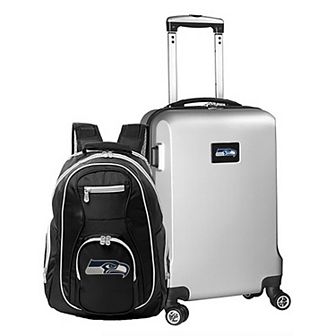 Seattle Seahawks Deluxe Hardside Spinner Carry-On & Backpack Set
