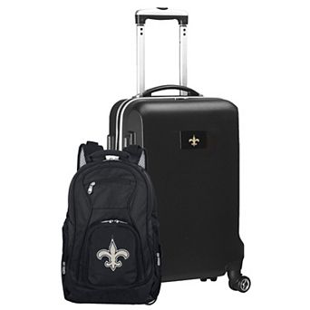 New Orleans Saints Deluxe Hardside Spinner Carry-On & Backpack Set