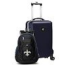 New Orleans Saints Deluxe Hardside Spinner Carry-On & Backpack Set