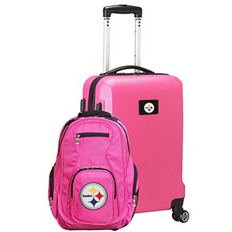 Pittsburgh Steelers Deluxe Hardside Spinner Carry-On & Backpack Set