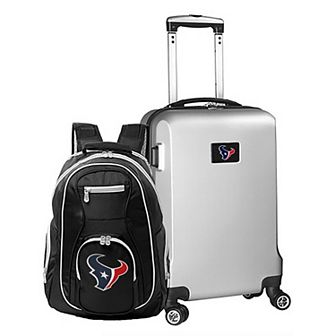Houston Texans Deluxe Hardside Spinner Carry-On & Backpack Set