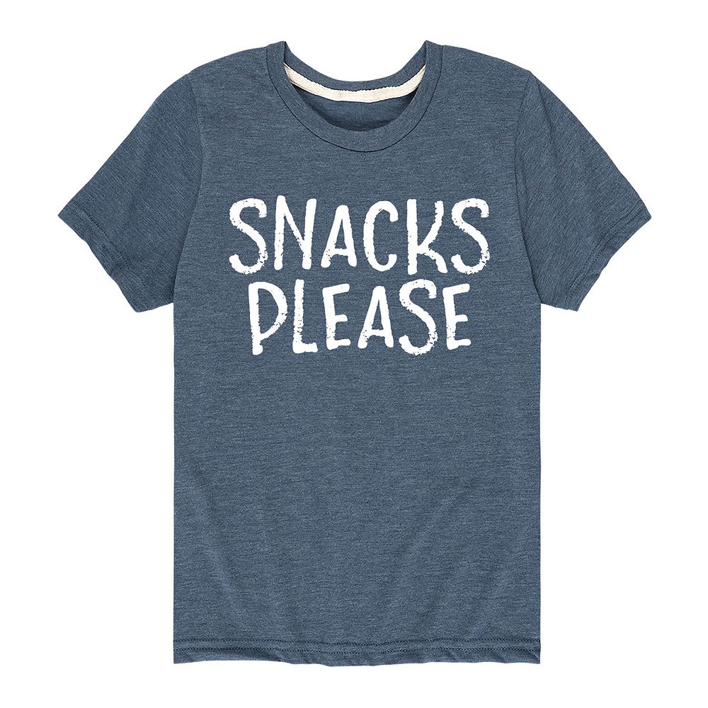 Boys 8-20 Snacks Please Graphic Tee