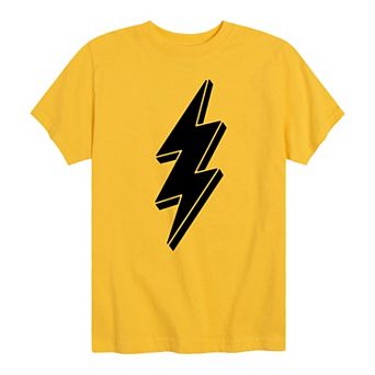 Boys 8-20 Black Lightning Bolt Graphic Tee