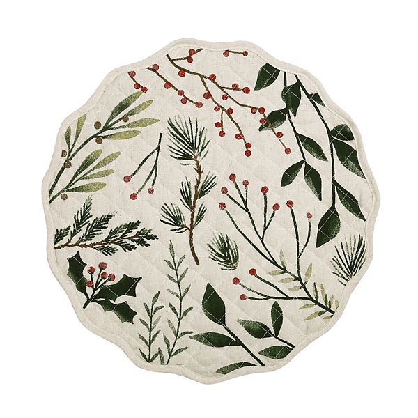 St. Nicholas Square® Reversible Quilted Holiday Placemat