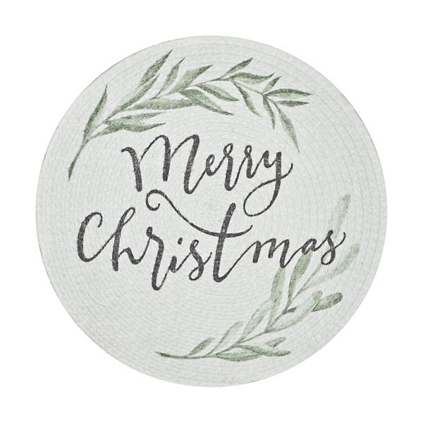 St. Nicholas Square® Braided Merry Christmas Placemat