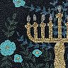 Celebrate Together™ Hanukkah Beaded Table Runner - 36"