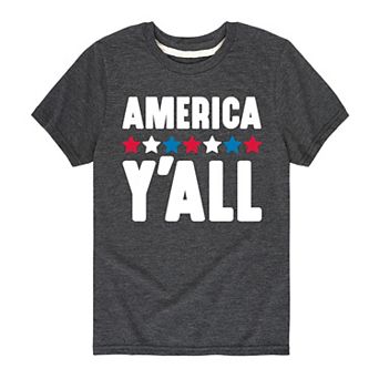 Boys 8-20 America Yall Graphic Tee