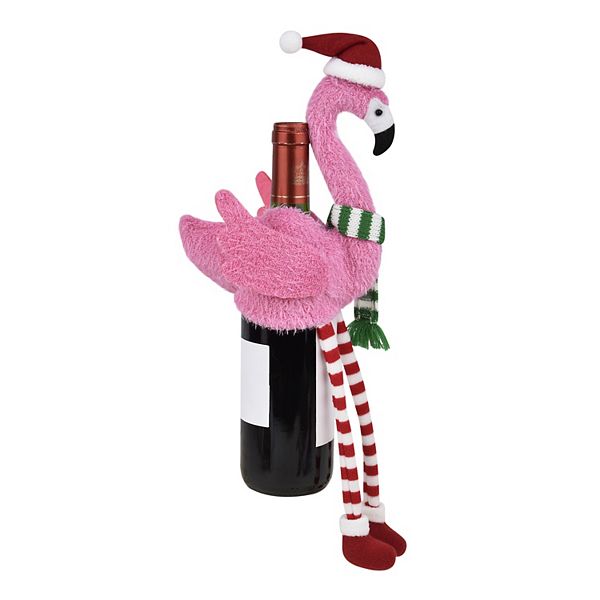 Flamingo Fun Wine S/2 – Golden Hill Studio