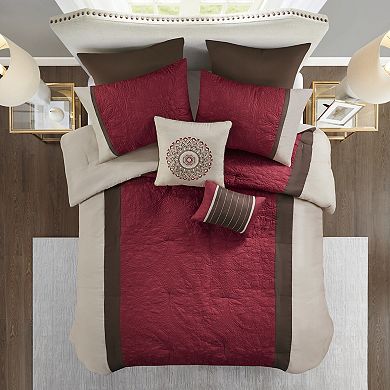 510 Design Liza Hypoallergenic Comforter Set With Decorative Pillows