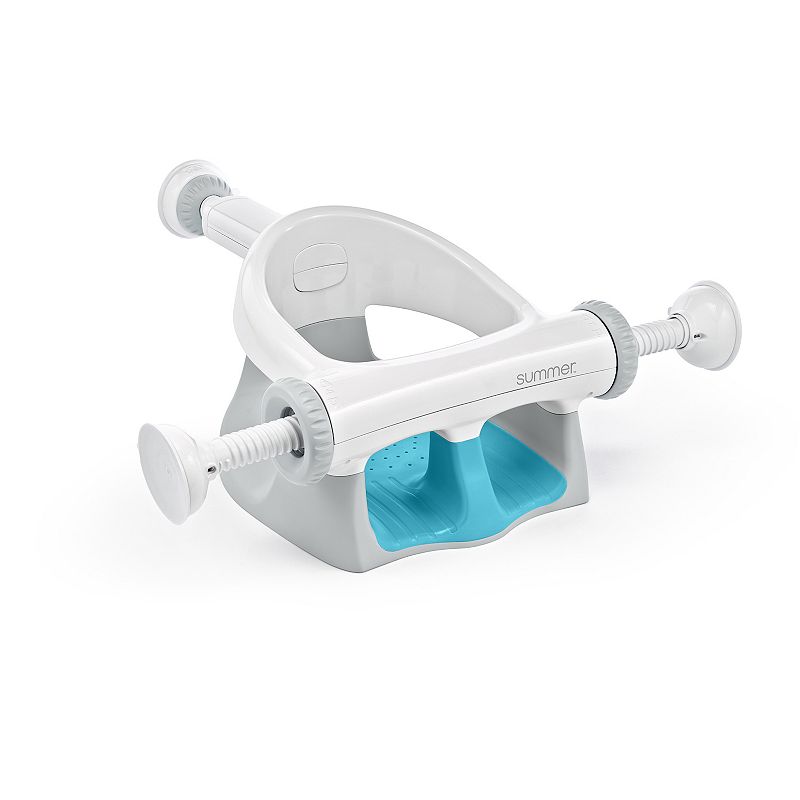 Summer My Bath Seat Soft Support (Aqua ) – Contoured Bath Seat for Children Transitioning to the Adult Bathtub – Features Drain Holes, Sure & Secure Suction Cups, and Spacious Open-Side Design (B08225YGZ6)