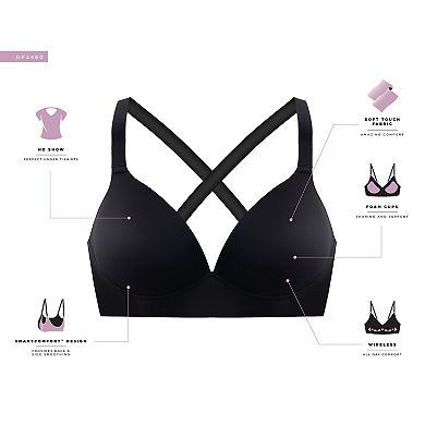 Bali® Comfort Revolution Soft Touch Perfect Wireless T-Shirt Bra DF3460