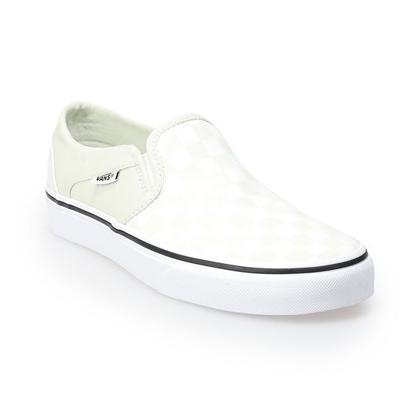 White slip on store vans kohls