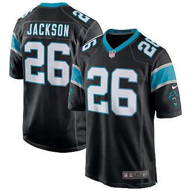 Men's Nike Donte Jackson Black Carolina Panthers Game Jersey